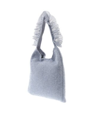 Green Parks ・ＱＵＯＮ　フリルニットワンショルダー Gray