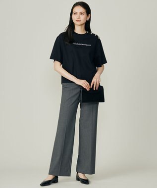 自由区 S 【カタログ掲載】ループバック Tシャツ ネイビー