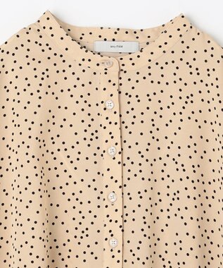 ANY 【セットアイテム】ニットベスト×ワンピース SET ベージュ×ベージュドット