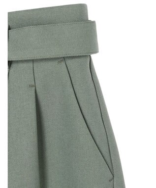 earth music&ecology ベルト付きショートパンツ Khaki