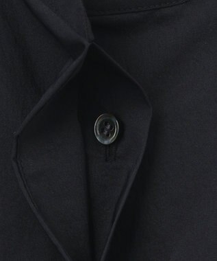 ICB 【洗える】エコナイロンストレッチ プルオーバーブラウス ネイビー系