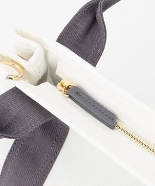 J.PRESS LADIES 【2way・撥水】 キャンバス トート バッグ グレー系1