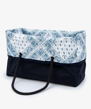 LeSportsac LARGE 2 WAY TOTE/バンダナブリーズ/ディープシーブルー バンダナブリーズ/ディープシーブルー