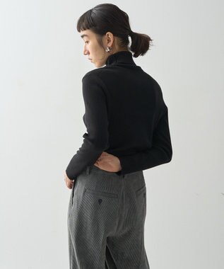 AMERICAN HOLIC バイパチリブタートルネックニットプルオーバー Red