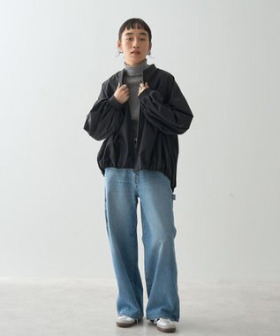 AMERICAN HOLIC バイパチリブタートルネックニットプルオーバー Red