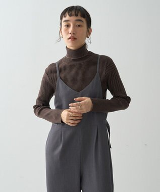 AMERICAN HOLIC バイパチリブタートルネックニットプルオーバー Red