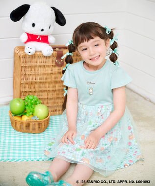 ANY KIDS 【any FAM ×サンリオキャラクターズ】ネックレス風 ワンピース ポチャッコ×ミント
