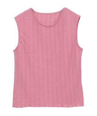 AMERICAN HOLIC フクレジャガードノースリーブトップス Pink