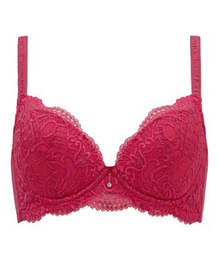 BRADELIS New York 【BRADELIS New York/ 育乳ブラ・STEP2 寄せる】ベルステップ2ブラ24A2 補正ブラ 谷間を作るブラジャー CA124309 ラズベリー