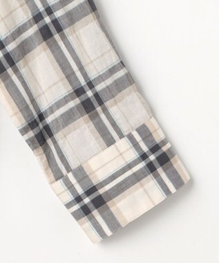 J.PRESS LADIES 【完全受注生産】ブラウスカスタマイズ プルオーバー ブランドロゴ×ベージュチェック系