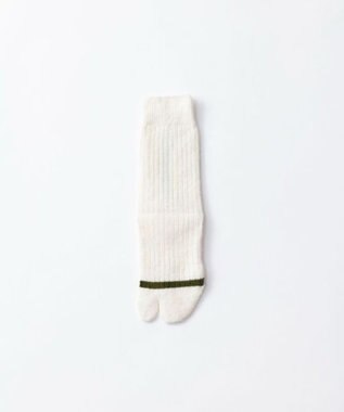 TRICOTE RIB LINE SOCKS／リブラインソックス 90WHITE