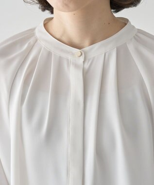 Green Parks Ｏ．２ｗａｙボウタイブラウス Ecru