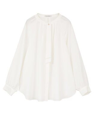 Green Parks Ｏ．２ｗａｙボウタイブラウス Ecru