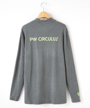 PW CIRCULUS 【MEN】【吸湿発熱】ウォーム モックネック カットソー ライトグレー系