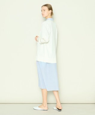 JOSEPH 【洗える】アクロスプリント　ドレス Sky blue