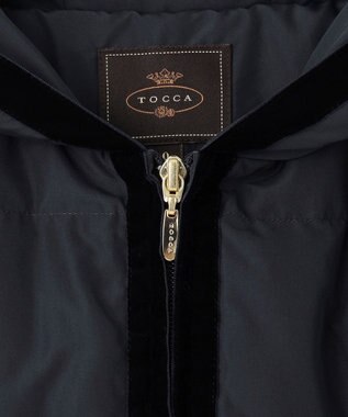 TOCCA HOLIDAY ショートダウンコート ネイビー系