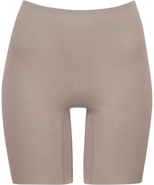 Wing インナー 【綿の贅沢オーガニック　フラットタイプ】 オーガニックコットン混素材 ひびきにくくさらっと薄くて軽い ３分丈 ER1348 ウイング／ワコール シナモンブラウン