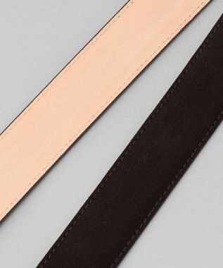 GOTAIRIKU 【CHARLES・F・STEAD】日本製　スエードベルト ダークブラウン系