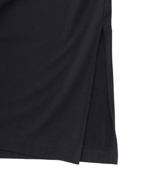 HAAG スマイルコットン SHORT SLEEVE ONEPIECE ワンピース ブラック