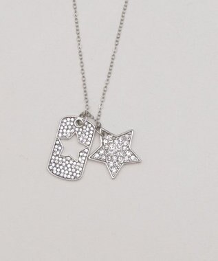 WEGO Lラインストーンダイカットネックレス 柄2