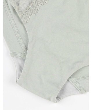 une nana cool リニューアル【綿混】ビタードットコットン ショーツ セージグリーン