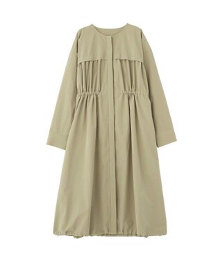 Green Parks ギャザードロストワンピース Khaki