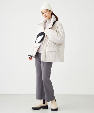 SHARE PARK LADIES カットジョーゼットボトムス グレー系