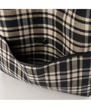 UNBILLION  ペルケ perche / 1本手チェックトートバッグ ブラック