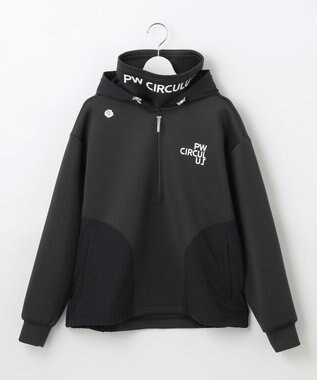 PW CIRCULUS 【WOMEN】NEW ダンボール デタッチャブルフーディー ブラック系