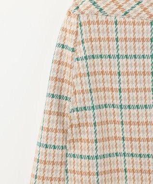 組曲 KIDS 【150-160㎝】チェック キュロット クリーム系