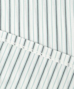 J.PRESS LADIES L 【イージーケア】 STRIPE JERSEY ボリュームスリーブ カットソー ホワイト系1