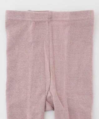 ANY KIDS ジャガードリボン柄タイツ ピンク
