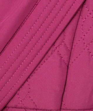 組曲 KIDS 【110-140㎝】中綿キルト コート ラズベリー系