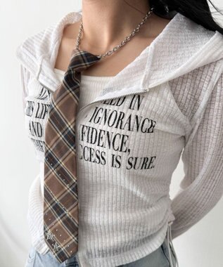 WEGO Lネクタイネックレス