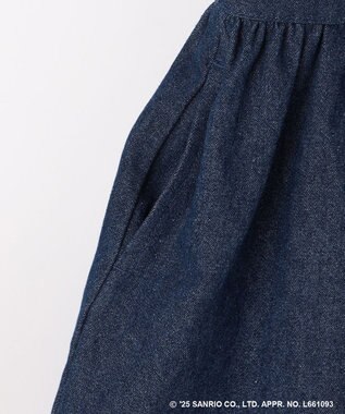 ANY KIDS 【ハローキティ×ANY KIDS】デニムジャンパースカート インディゴ