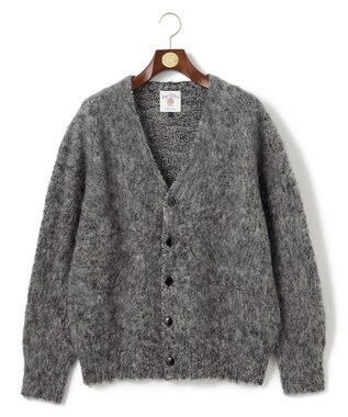 J.PRESS MEN 【J.PRESS ORIGINALS】SHETLAND WOOL SHAGGY SADLE CARDIGAN グレー系