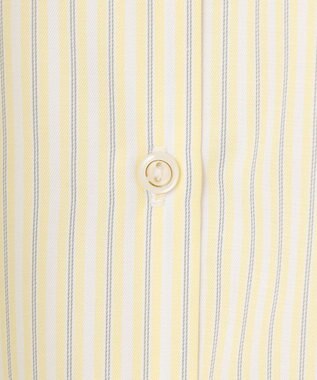 ANY SIS 【BAILA12月号掲載・貴島明日香さんコラボ】ニットレイヤード シャツ ツインセット ネイビー×イエローストライプ