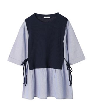 Green Parks テレコドッキングチュニック Stripe