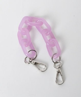 WEGO 【痛バ＆推し活グッズ】カラフルチェーンぬい痛ショルダー ライトパープル