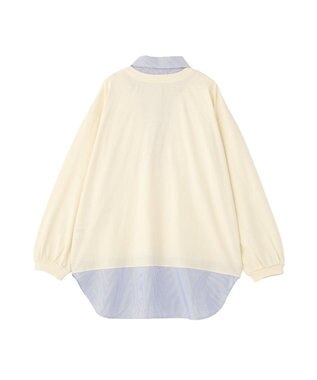 Green Parks 衿レイヤードッキングチュニック Off White