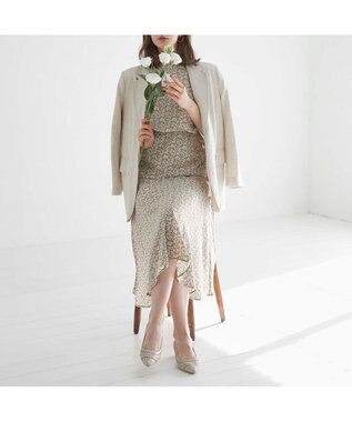 Riz raffinee <Riz raffinee>パンチングポインテッドトゥパンプス ベージュメタリック