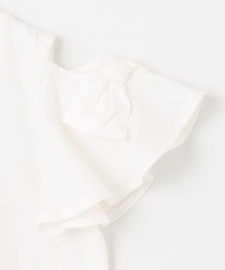 ANY KIDS 接触冷感 いろいろモチーフ Tシャツ ホワイト×アイス