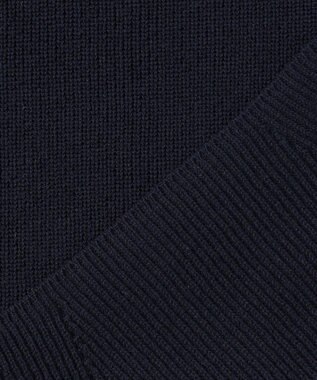 ANY SIS 【BAILA12月号掲載・貴島明日香さんコラボ】ニットレイヤード シャツ ツインセット ネイビー×イエローストライプ