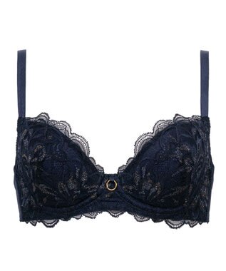 BRADELIS New York 【BRADELIS New York / 育乳補整ブラ・STEP1 集める】ジャスミンステップ1ブラ25A2 ネイビー