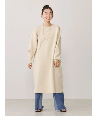 AMERICAN HOLIC エコカルットクルーネックワンピース Ivory