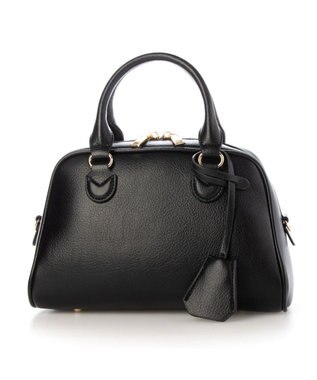 UNBILLION 【テレビ ドラマ着用アイテム】カシュカシュ cachecache / シボフェイクレザー2wayボストンバッグ ブラック