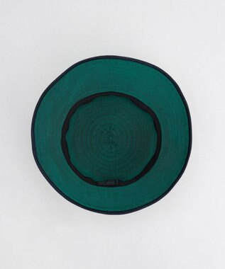 AURORA 【 LANVIN COLLECTION（ランバン コレクション） 】グログランセーラーハット グリーン