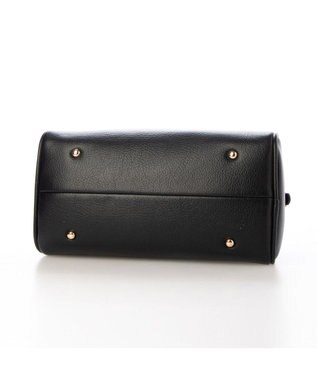 UNBILLION 【テレビ ドラマ着用アイテム】カシュカシュ cachecache / シボフェイクレザー2wayボストンバッグ ブラック