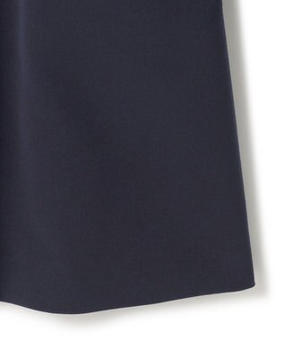 ICB L TaPeダブルクロス ノーカラーコート ネイビー系