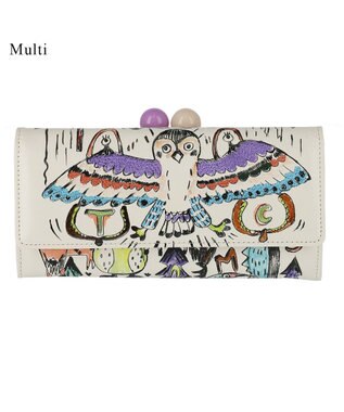 tsumori chisato CARRY ムーンライトアニマル 長財布 がま口 マルチ